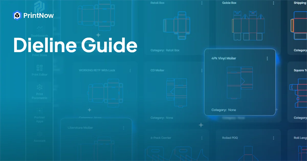 What is a dieline — packaging dieline guide showing cut lines, fold lines, and structural design