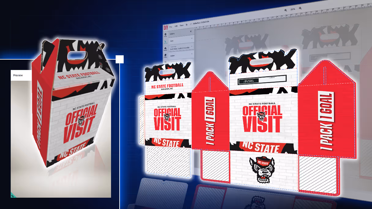 Custom packaging storefront