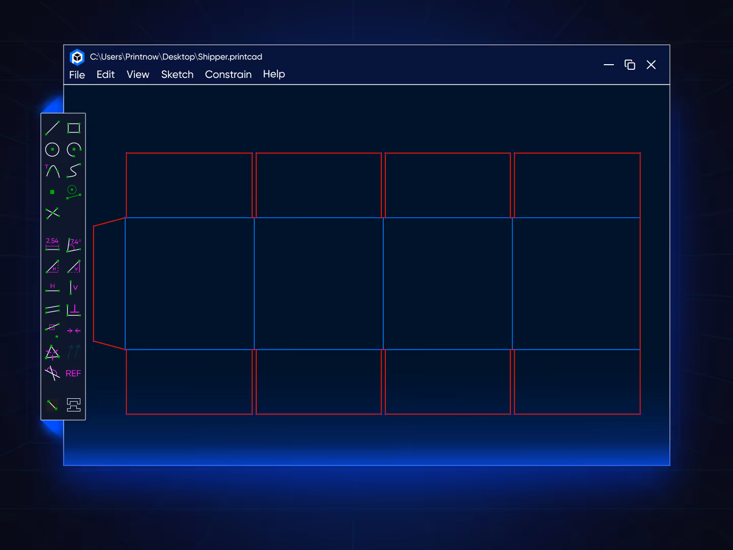 Import a dieline from anywhere to get started