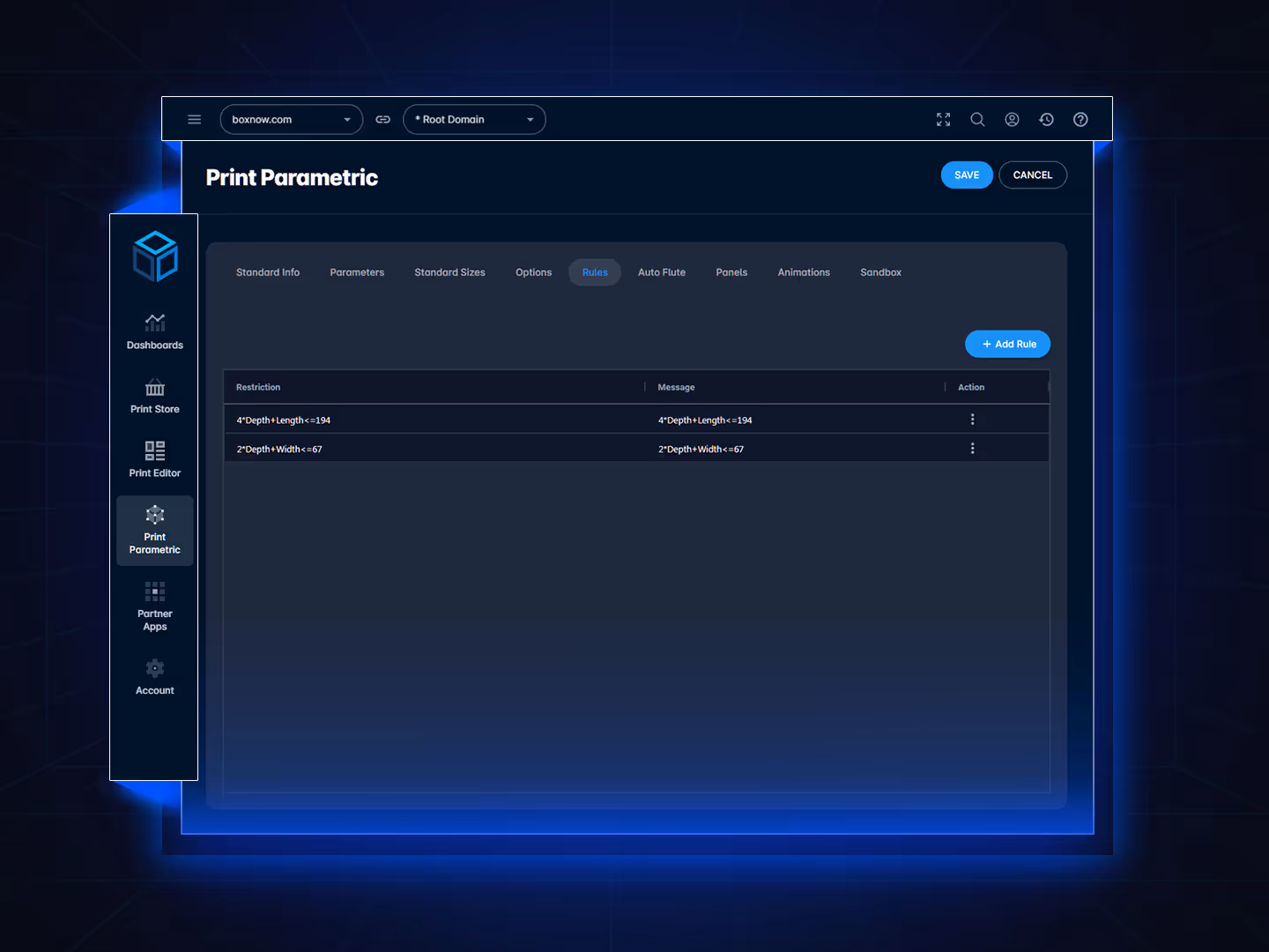 Manage conditional logic rules