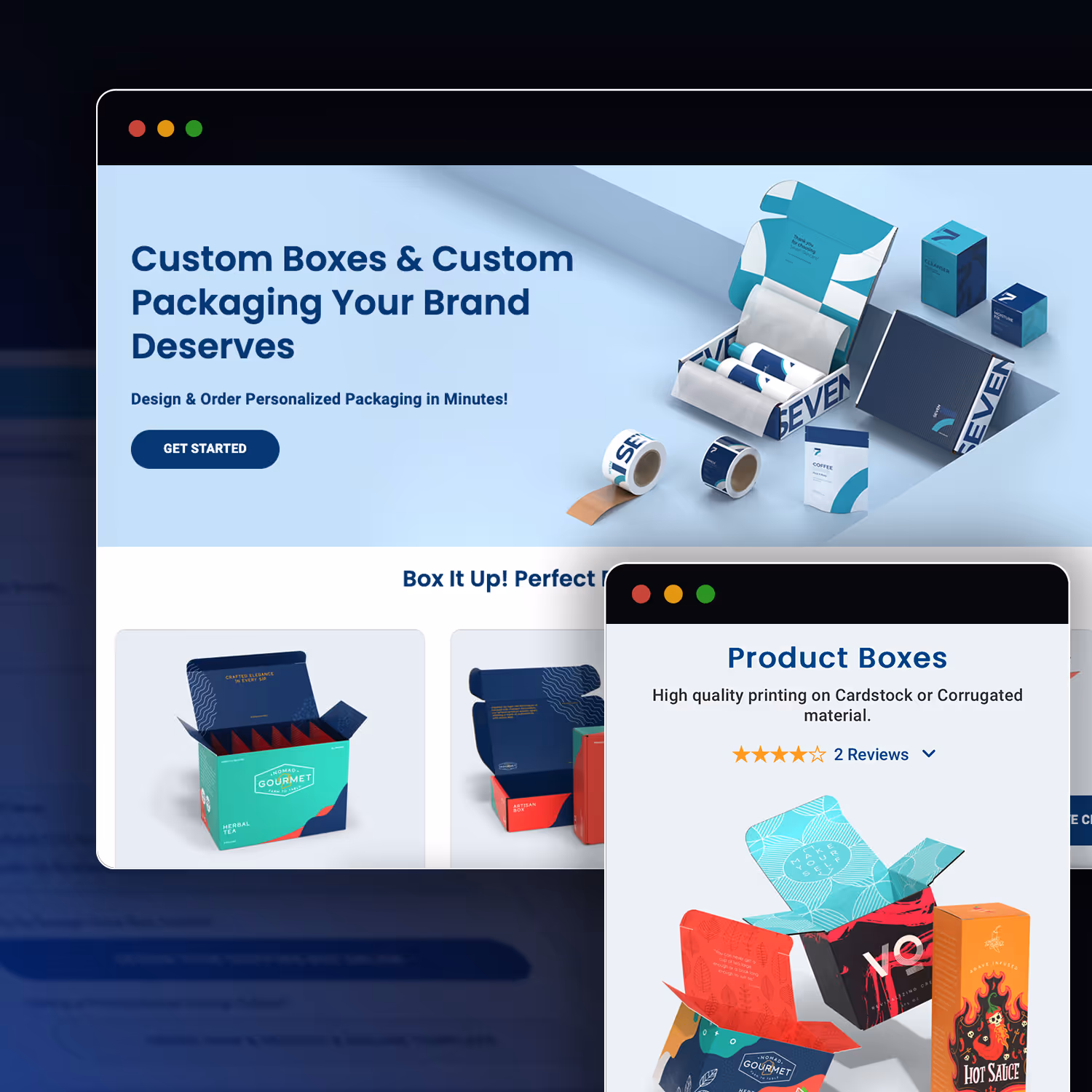 Build a complete website solution