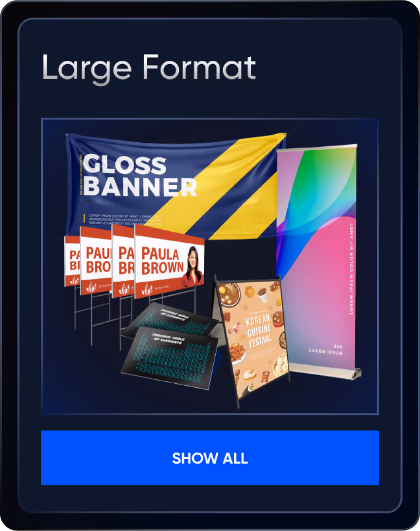 Large format printing