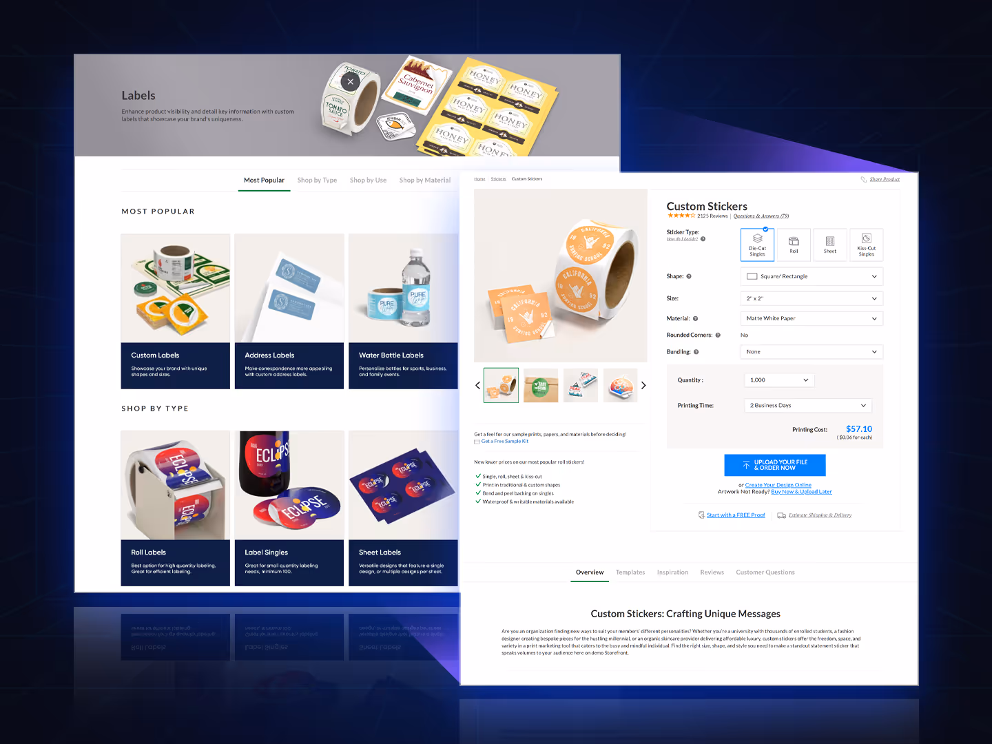 Organize unique product collections